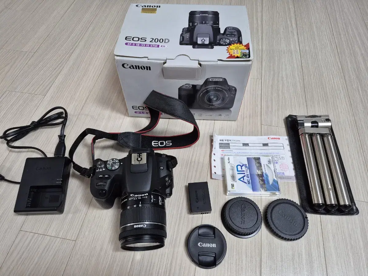 A급 캐논 EOS 200D 와 18-55렌즈 세트