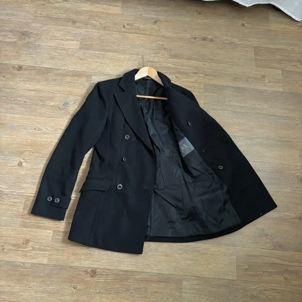 AX Almani Exchange Double Coat XS European Slim