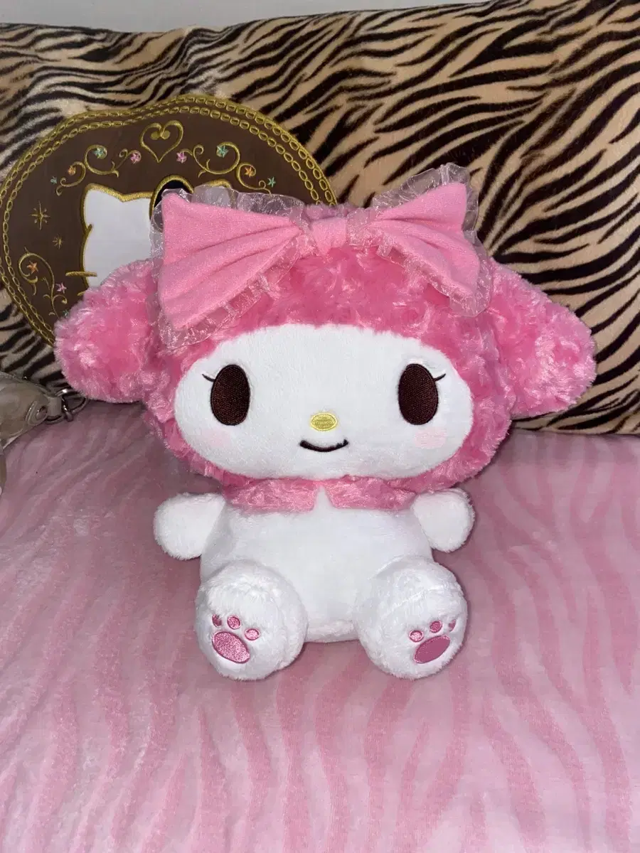 My Melody Doll! Rosebois Cushion Mascot Bangkoo Pink Lace Ribbon