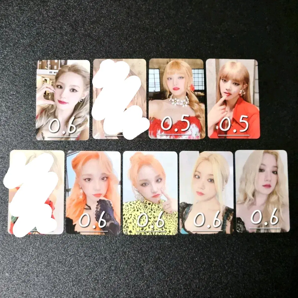 Idle love nude ktown4u photocard unreleased photocard miyeon minnie soyeon yuqi shuhua