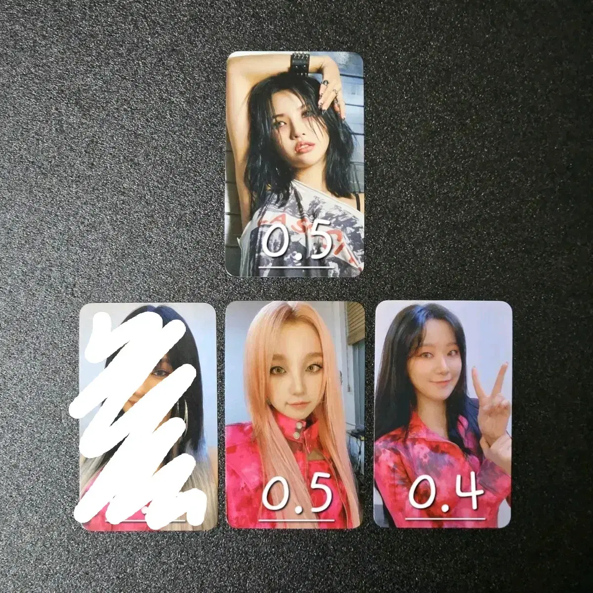 Idle Tomboy apple music photocard unreleased photocard minnie soyeon yuqi shuhua