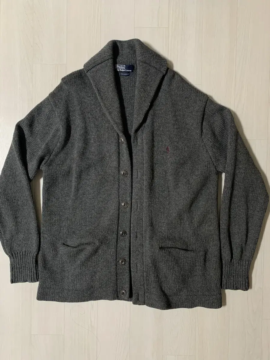 Polo Lambswool Shawl Kara Cardigan 105 XL