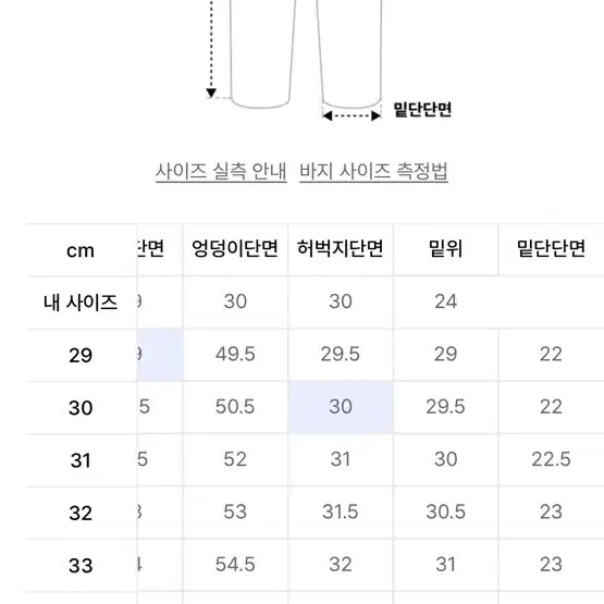 라츠 lots 와이드 문나잇 워시드 29