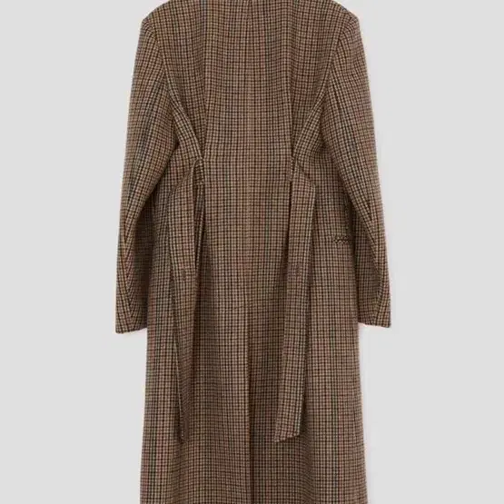 recto - 70's tooth check trans belt coat