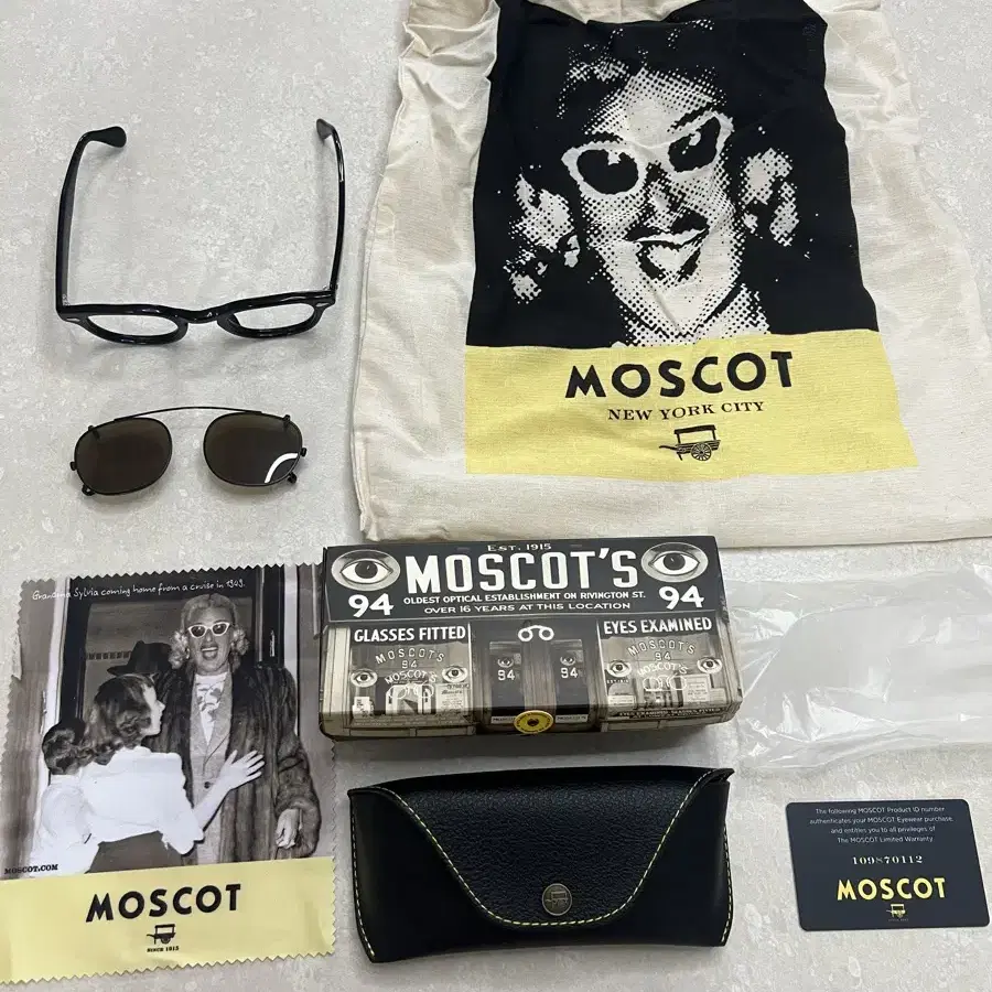 모스콧렘토쉬 블랙에디션2 44+(선글라스포함) MOSCOT LEMTOSH