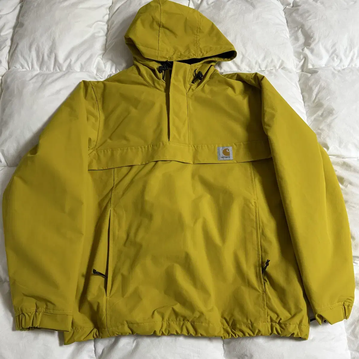 (L) Calhart WIP Nimbus Pullover Anorak Jacket Yel