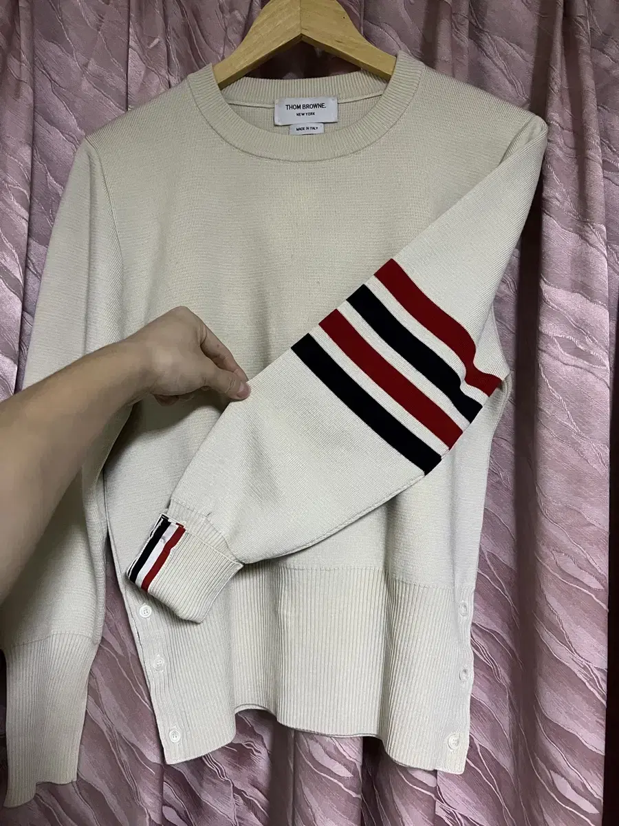 [3] Reviewed Thom Browne Milano Stitch Knit Ivory