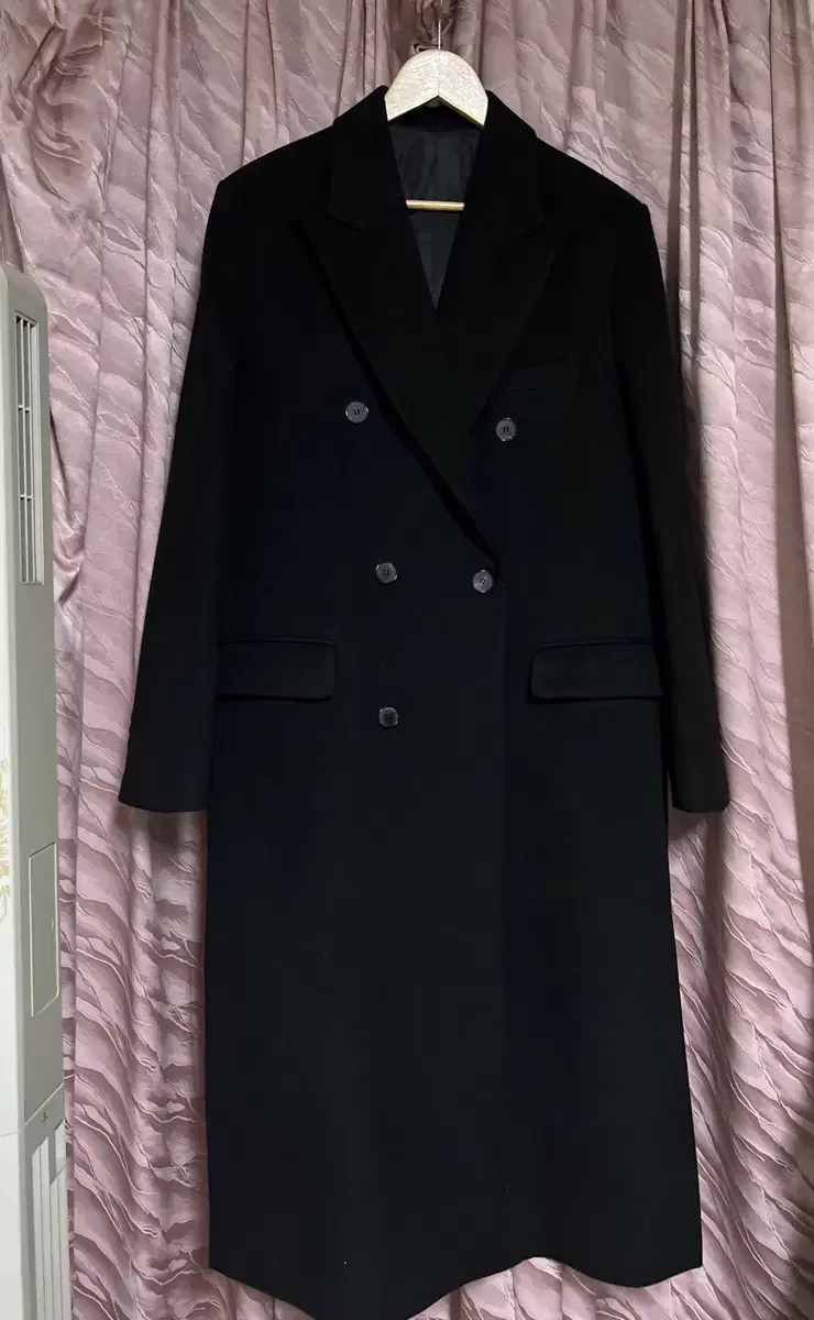 [L] DeCorosso Long Coat Black