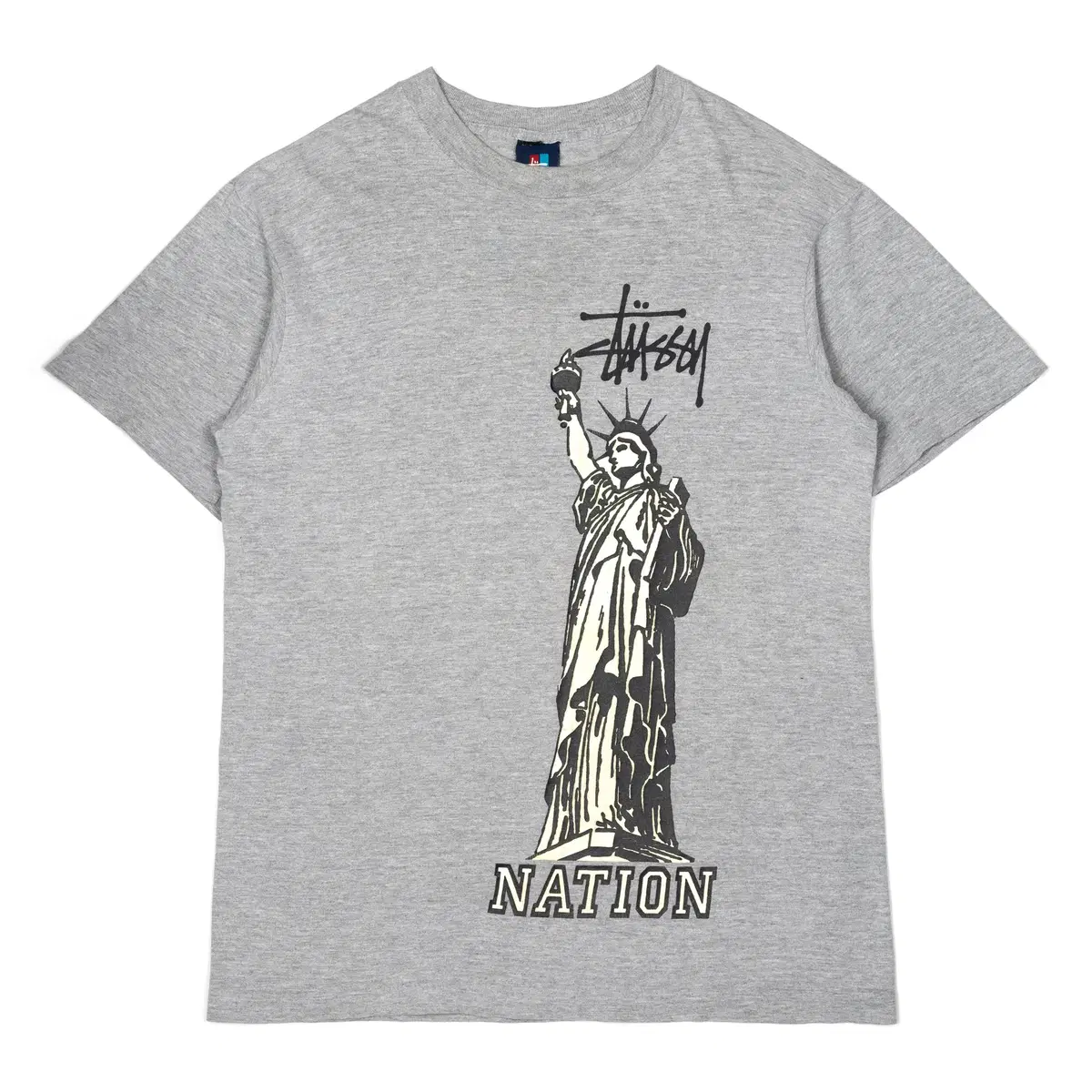 90S Stussy Statue of Liberty T-Shirt