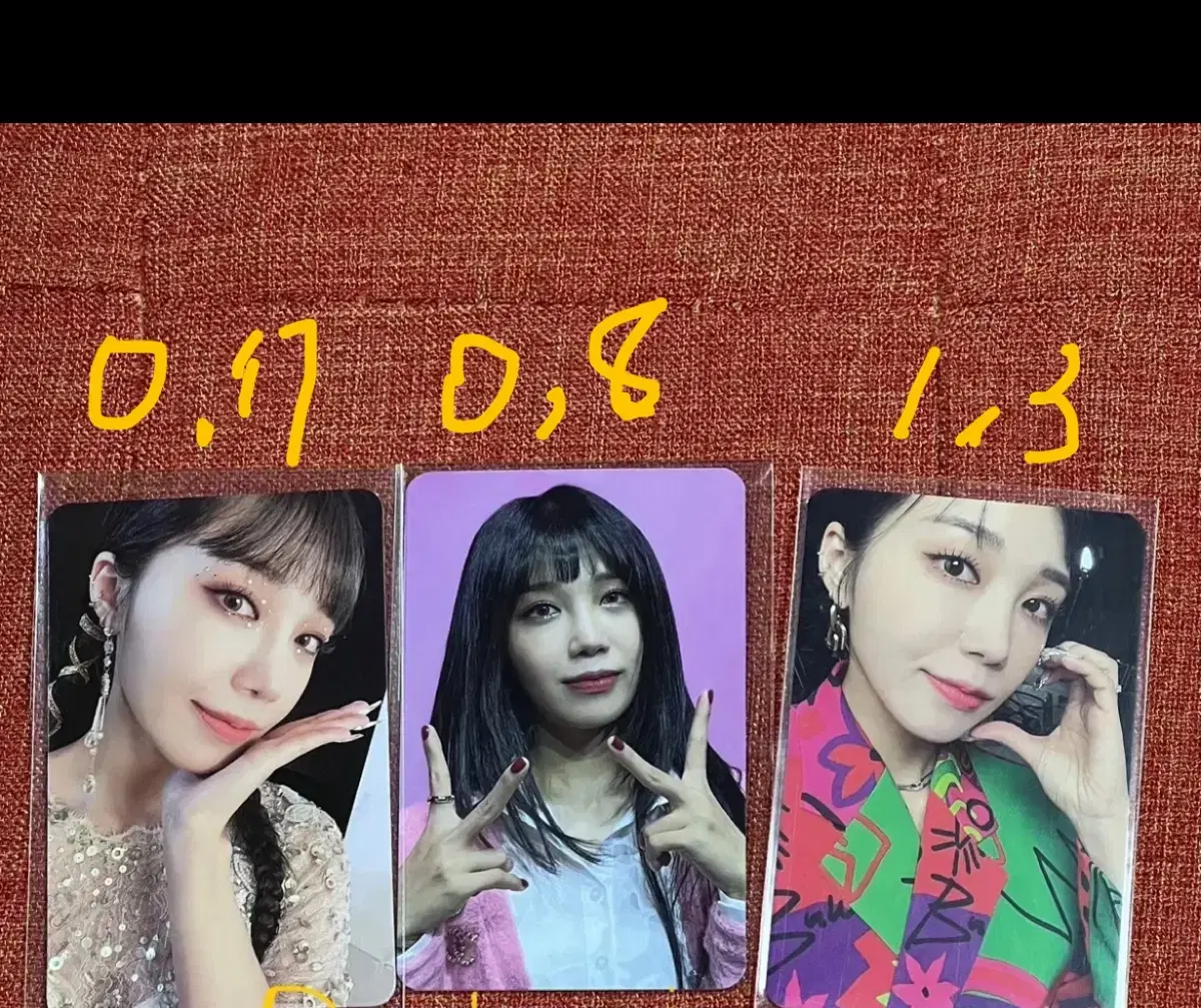 Quick sale) jung eunji photocard wts apink