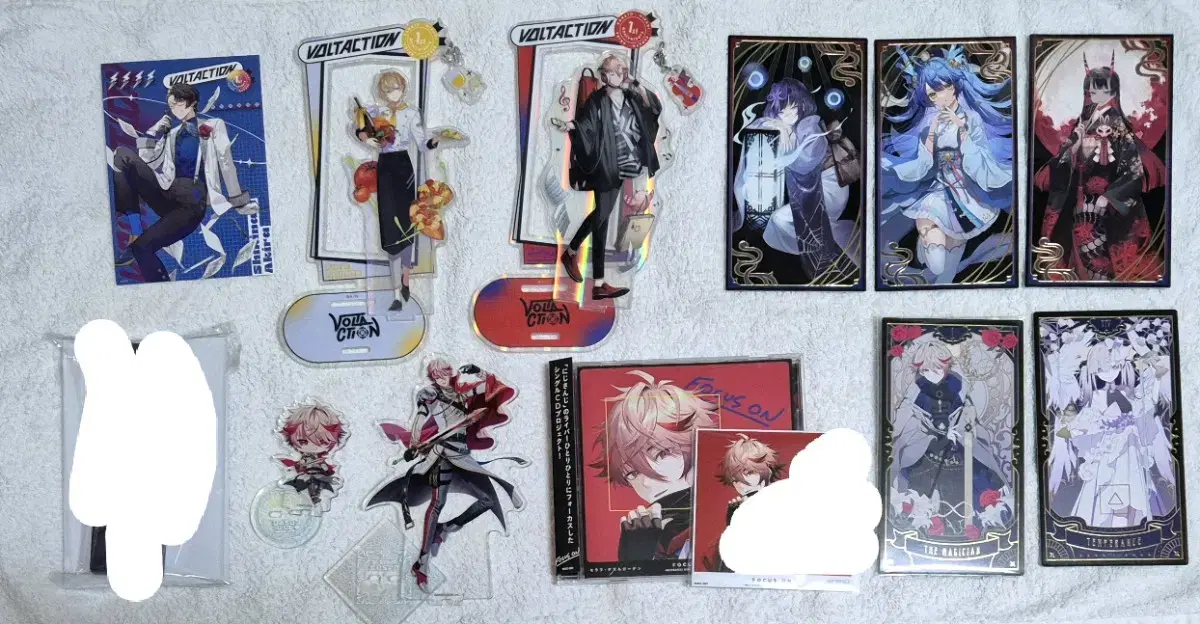 NIJISANJI Vortex Seraph Kanato Akira 1st Anniversary Acrylic Stand Tarot Card Album