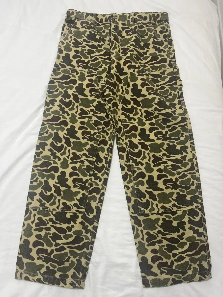 [34]Stussy Duck Camo Double Knee Pants