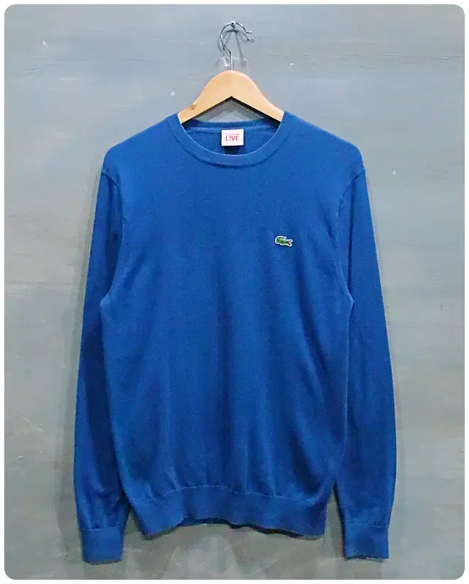 [105] Lacoste Live Elbow Patch Basic Cotton Knit