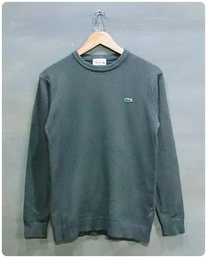 [L] Lacoste Basic Wool Round Neck Knit