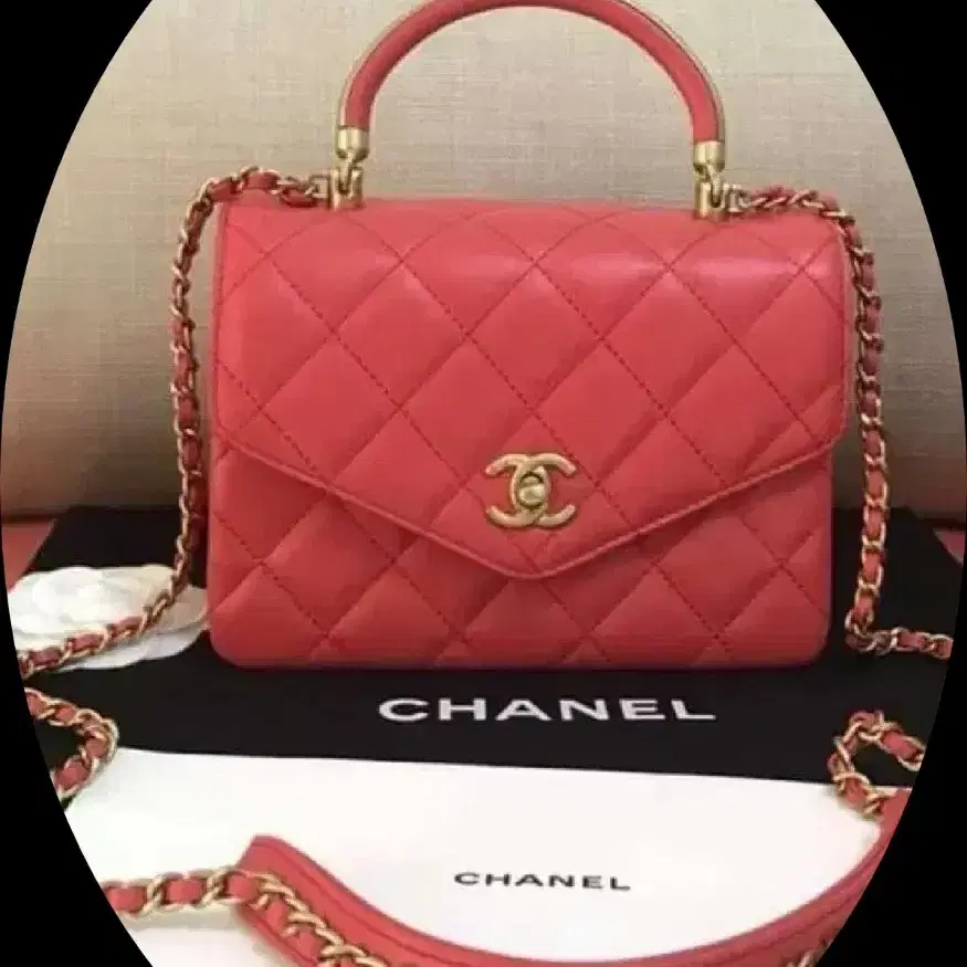 Chanel Calfskin Chain Shoulder Bag 정품