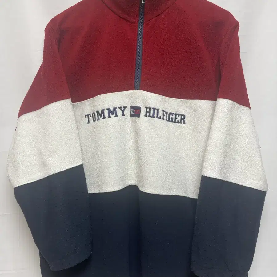 Tommy Hilfiger 타미힐피거 반집업 후리스 L