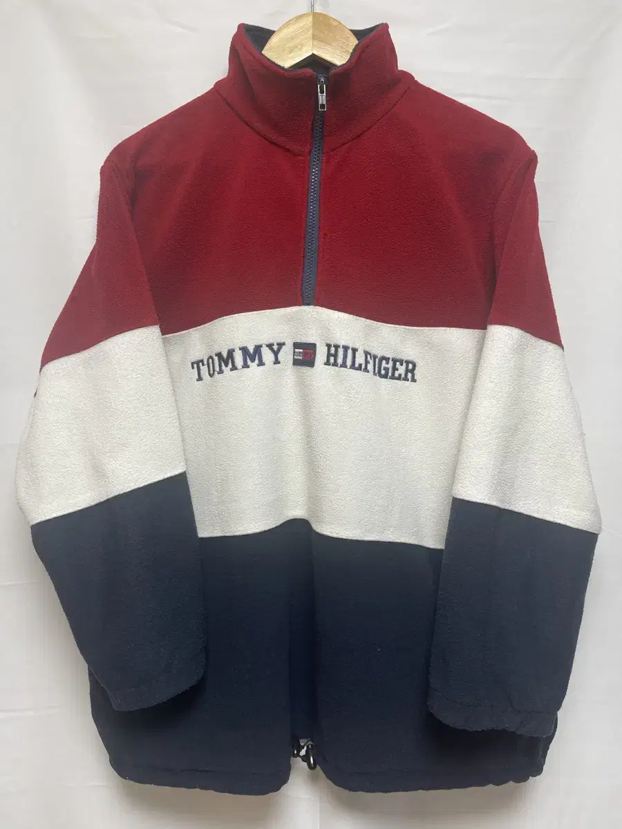 Tommy Hilfiger 타미힐피거 반집업 후리스 L