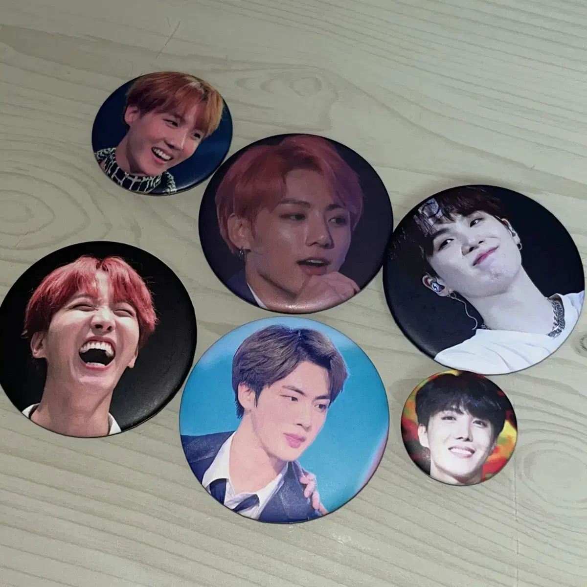 BTS jung hoseok j-hope jeon jungkook min yoongi suga PinButton