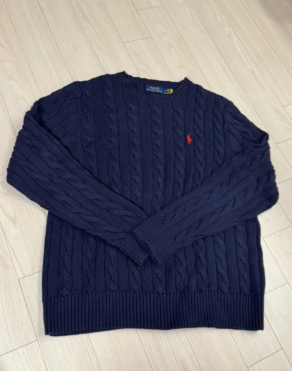 Genuine/Polyester Navy L