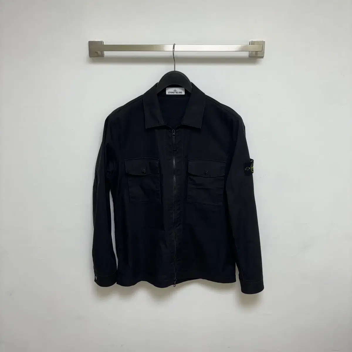 (L)Stone Island Overshirt Jacket Black