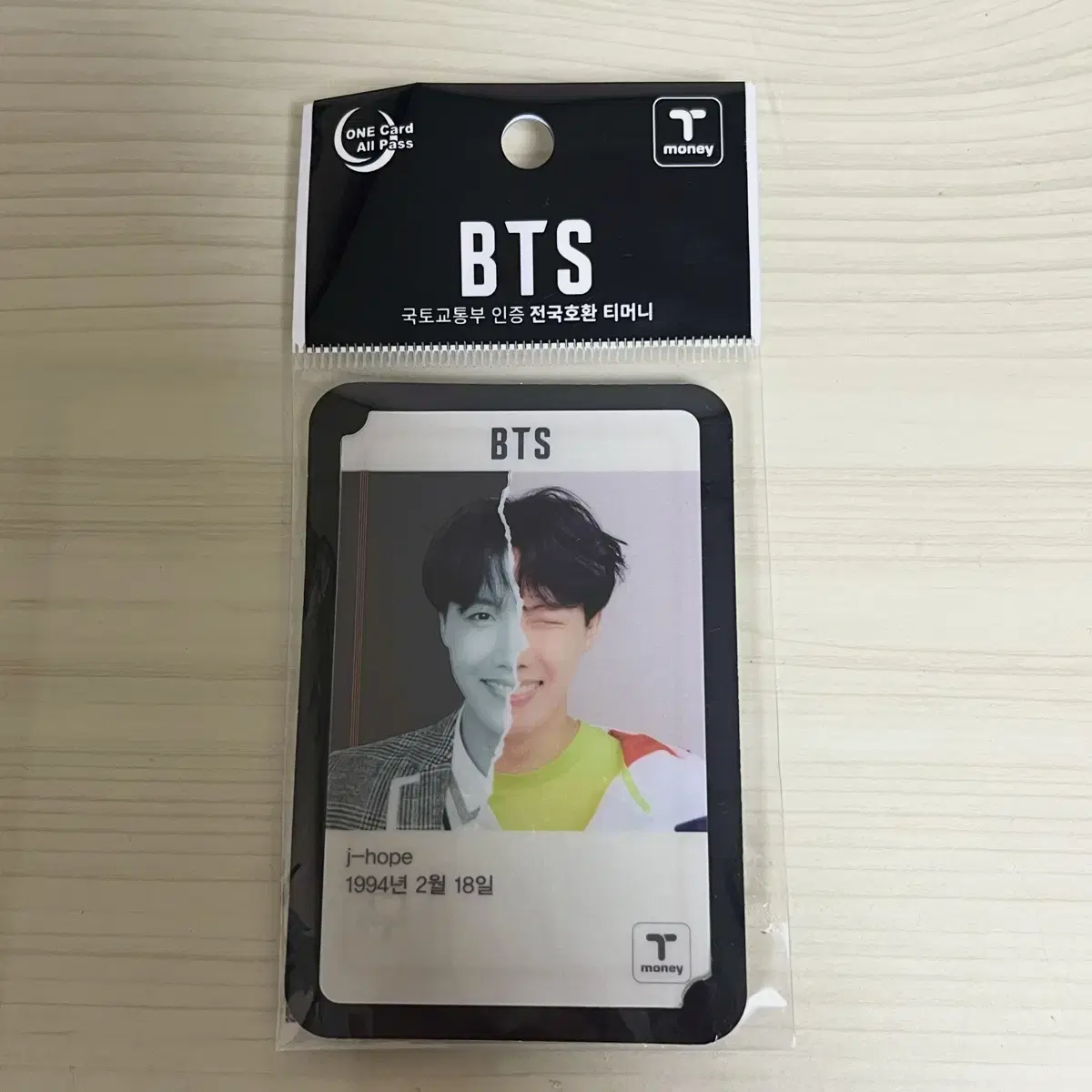 BTS T-Money Transportation Card jung hoseok j-hope