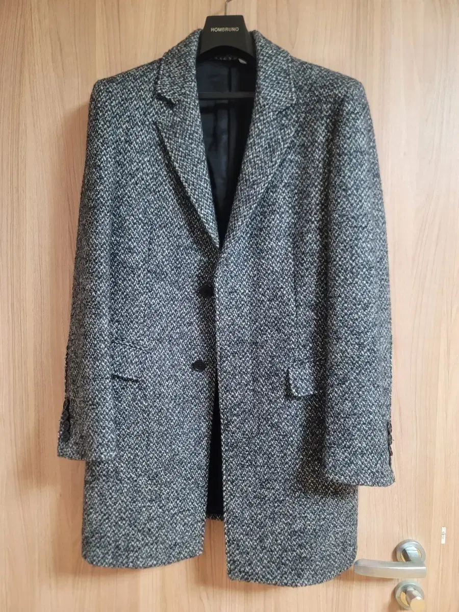 [95] Time Homme Wool Tweed Men's Coat