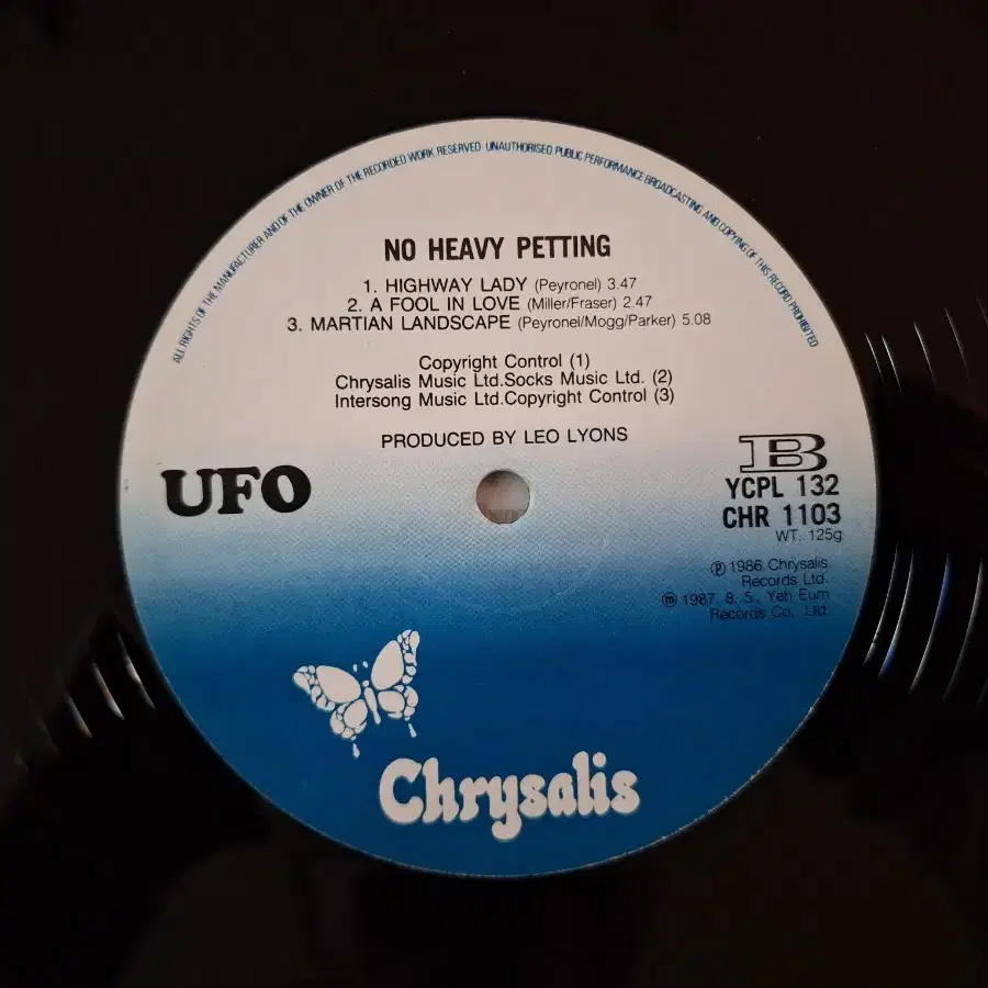 국내라이센스반/UFO - No Heavy Petting LP