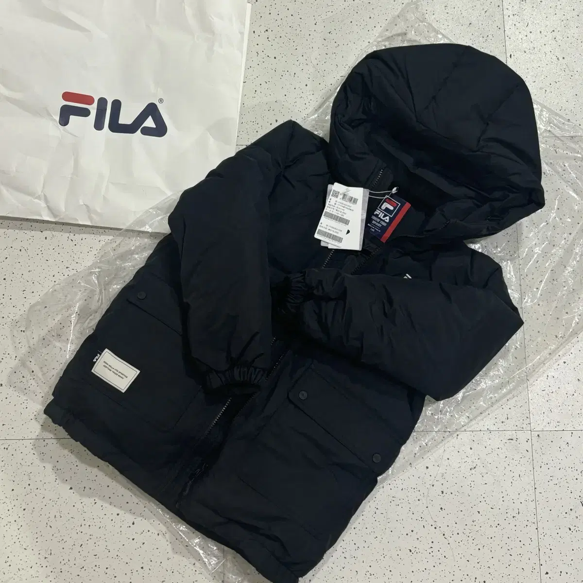 FILA 휠라 키즈 구스 패딩 점퍼 145 새제품