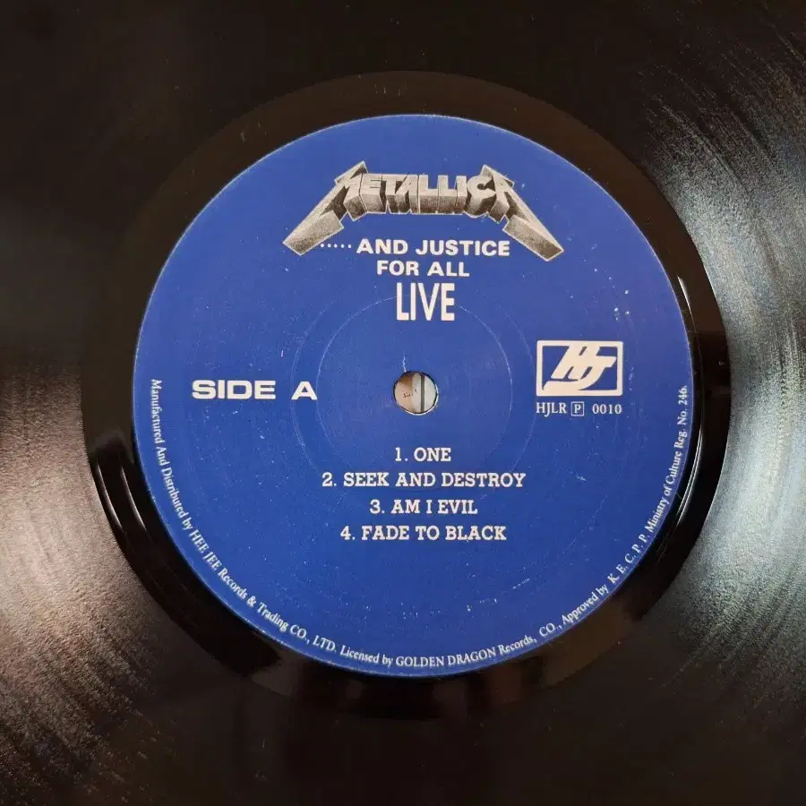 Metallica-And Justice for all Live LP