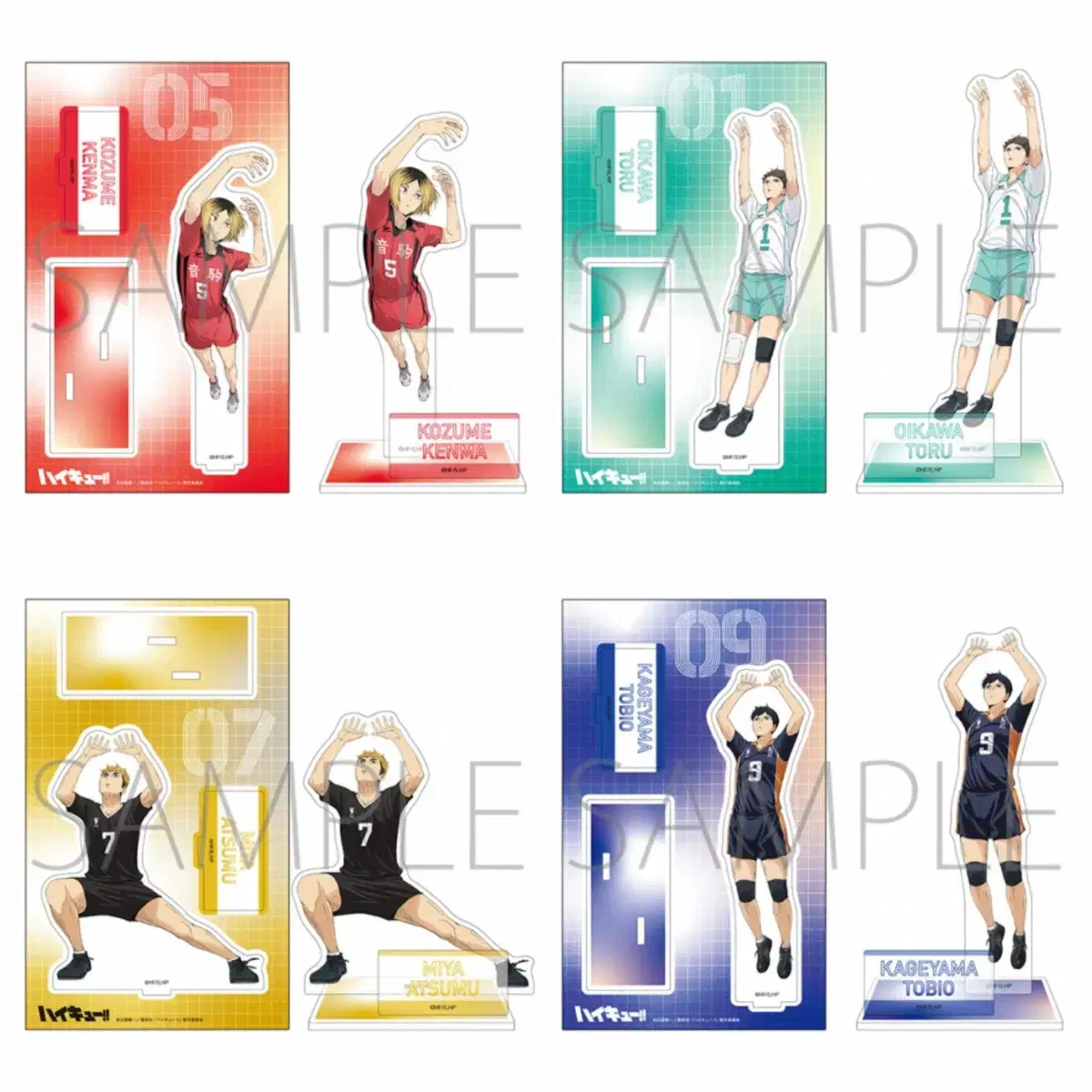 Haikyuu Setters acrylic stand Tools