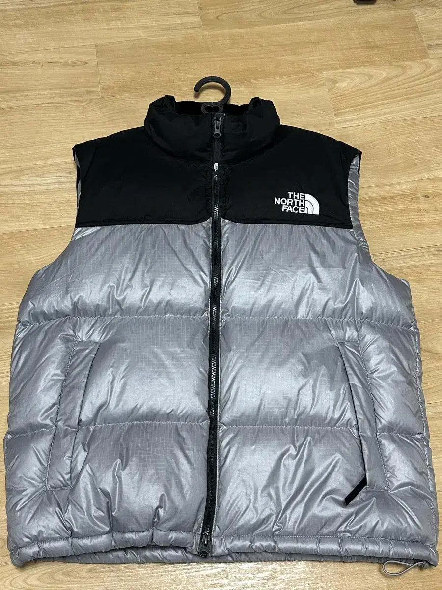 The North Face White Label Novelty Nubby Down Vest Heather Grey