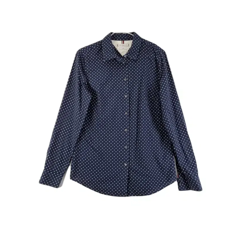 E9657 Tommy Hilfiger W6SIZE Navy Dot Shirt/Dirk