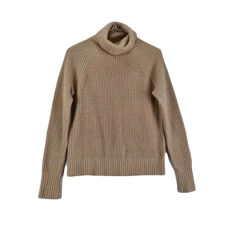 E9676 UNIQLO Women's Beige Cashmere Neck Pola Knit/Dirk