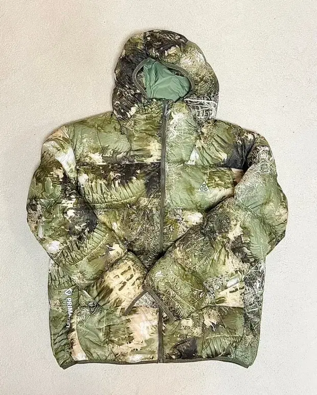 [L] Nike ACG Thermafit ADV luna Lake Puffer Loose Hooded Jacket