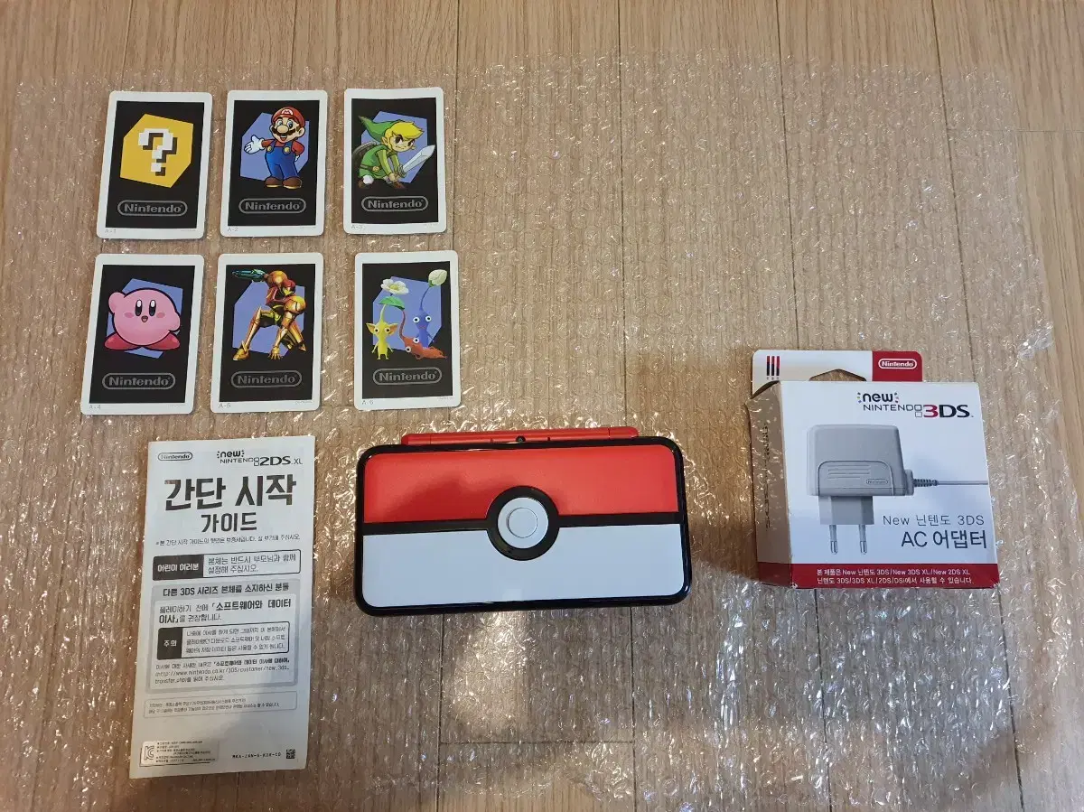 (무료배송) 국내 정식 발매 뉴 닌텐도2DS XL 몬스터볼 에디션 세트