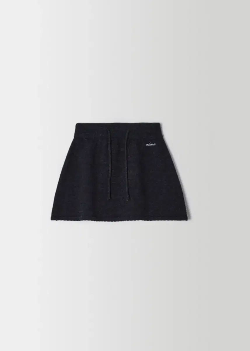 온드민 포니 니트 스커트 차콜 pony knit skirt