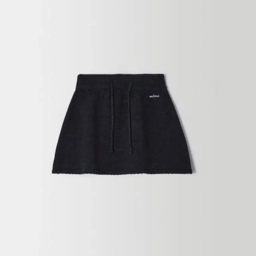 온드민 포니 니트 스커트 차콜 pony knit skirt