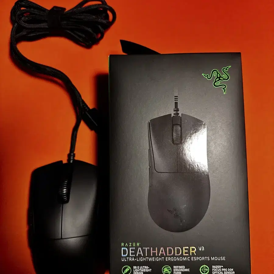 레이저 데스에더 DeathAdder V3 유선 마우스