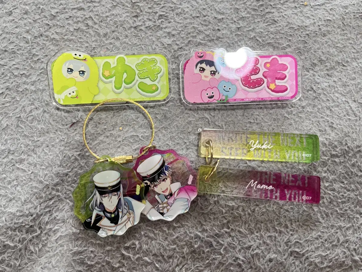 Ainana yuki momo Monnui Name Badges Acrylic, Name Charms acrylic Bulk