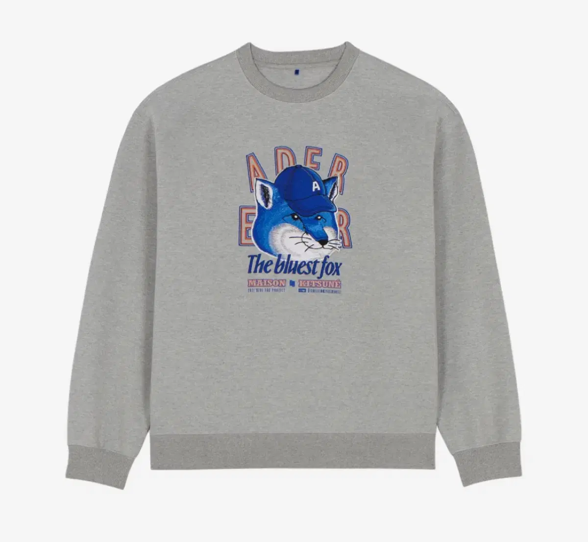 Maison Kitsune X Othererer The Bloo East Fox Sweatshirt Gray