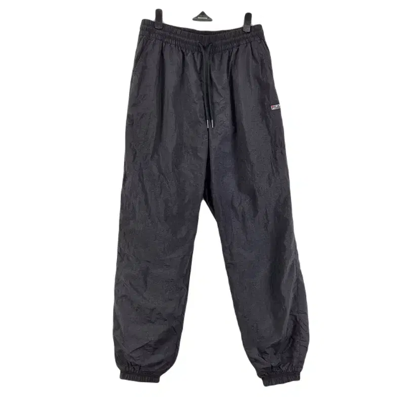 E9698 FILA Men's 30" Black Woven Relief Jogger Pant/Dirk