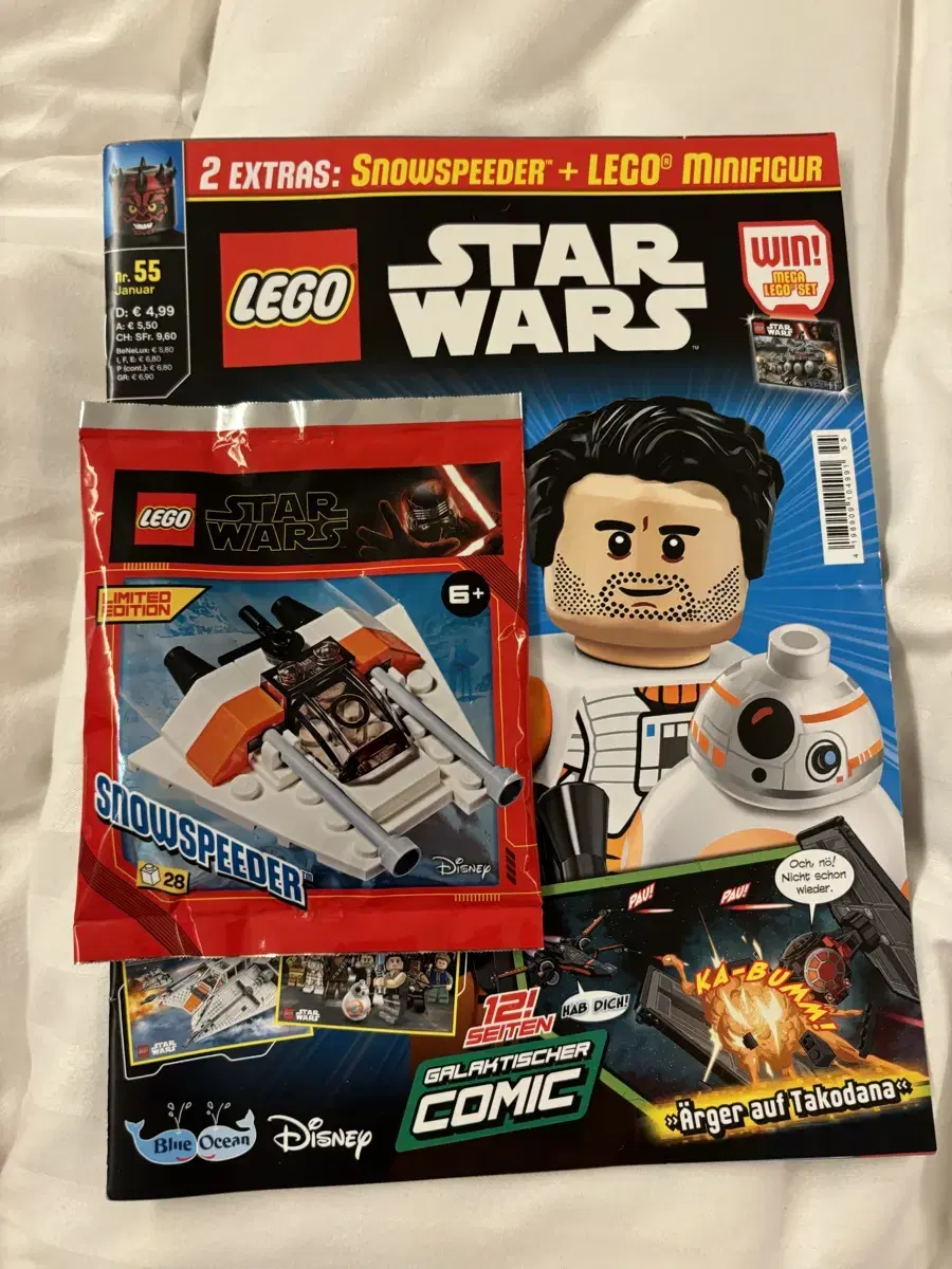 LEGO Star Wars Snowspeeder Foil Pack and Magazine sealed New in stock