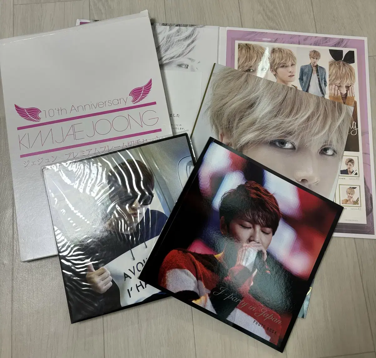 Kim Jaejoong 10th Anniversary Japan Stamp, 2015 Yokohama Zepa limited edition photobook/poster