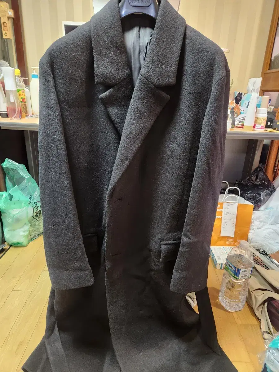 Wooyoung Mi 23FW Robe coat Black size 50