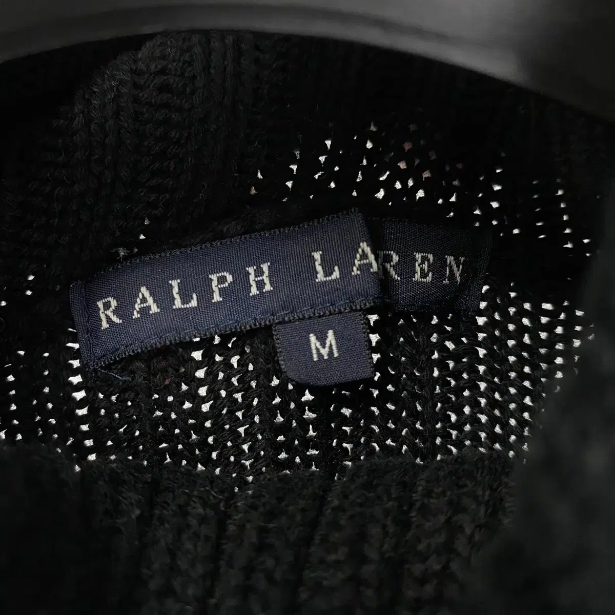 빈티지 RALPH LAUREN 터틀넥 코튼 니트