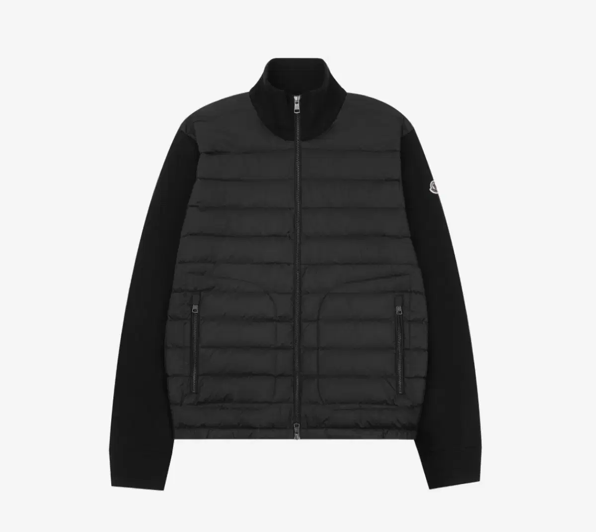 Moncler Padded Wool Cardigan Black XL