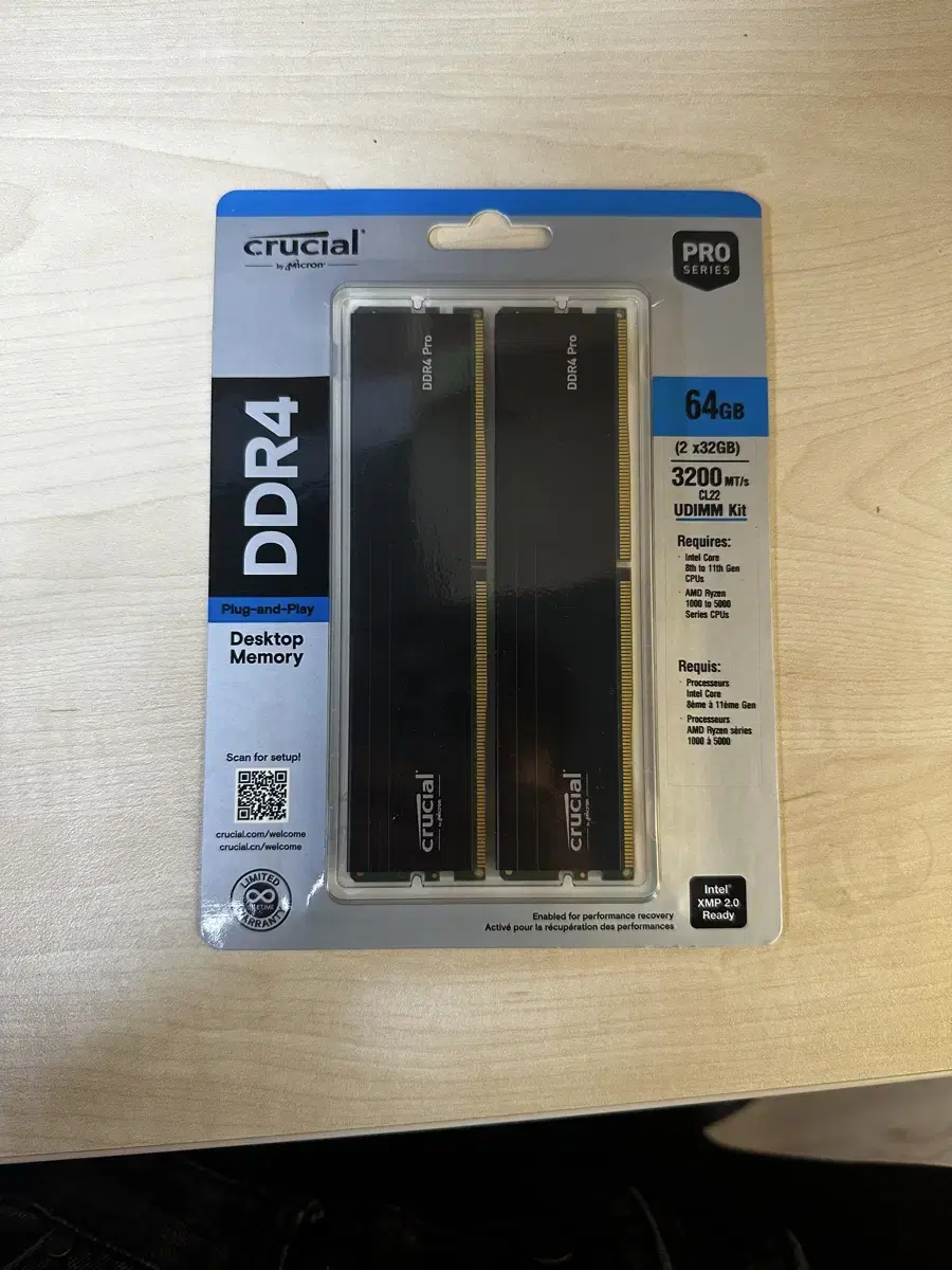 DDR4 램 64기가 2x32gb