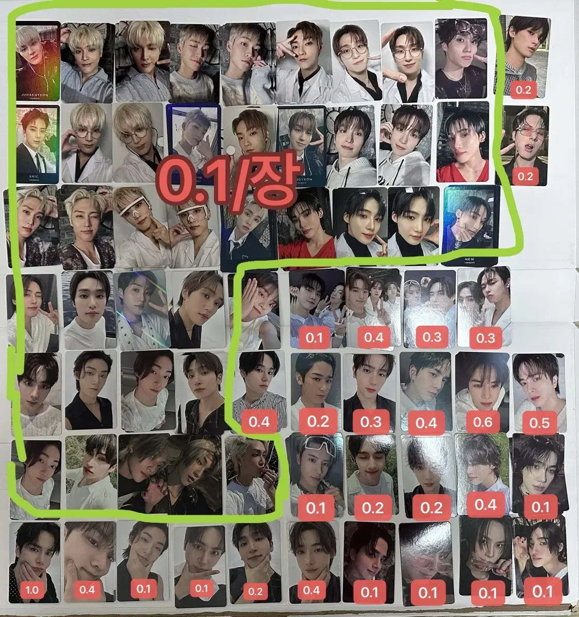 더보이즈 Theboyz 포카 양도