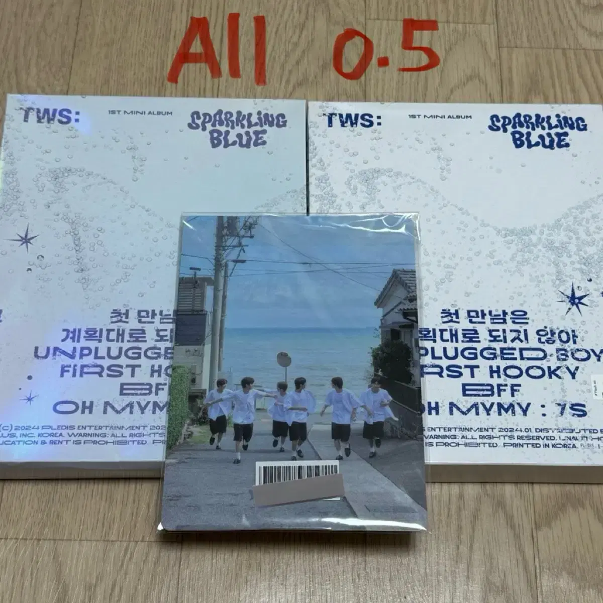 TWS Mini Vol. 1 Sparkling Bloo unsealed album Wts.