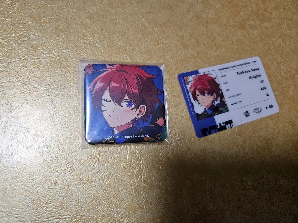 Angsta Suou Tsukasa Trip Badge ID Card